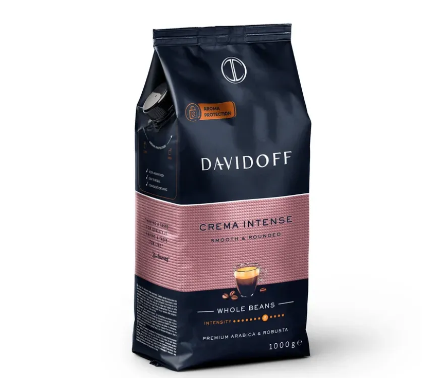 DAVIDOFF CAFÉ Crema Intense - 1 kg Ganze Bohne