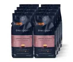 DAVIDOFF CAFÉ Crema Intense - 8 x 1 kg Ganze Bohne