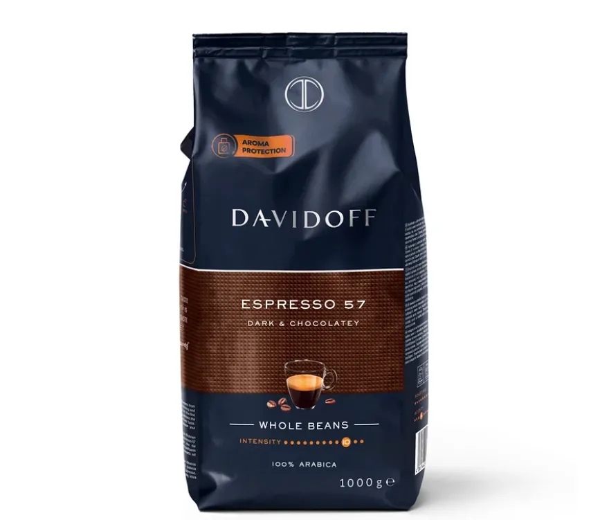DAVIDOFF CAFÉ Espresso 57 - 8 x 1 kg Ganze Bohne