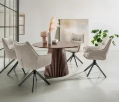 deVries Diningsessel »Ginosa«, drehbar, beige