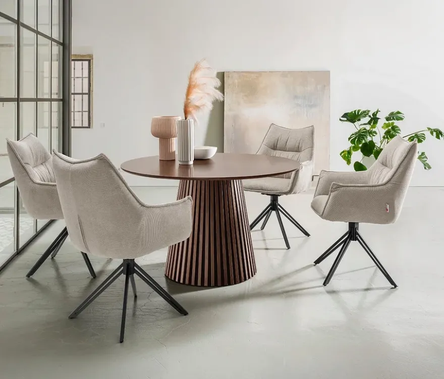 deVries Diningsessel »Ginosa«, drehbar, beige