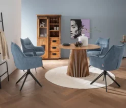 deVries Diningsessel »Ginosa«, drehbar, blau