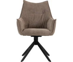 deVries Diningsessel »Ginosa«, drehbar, braun