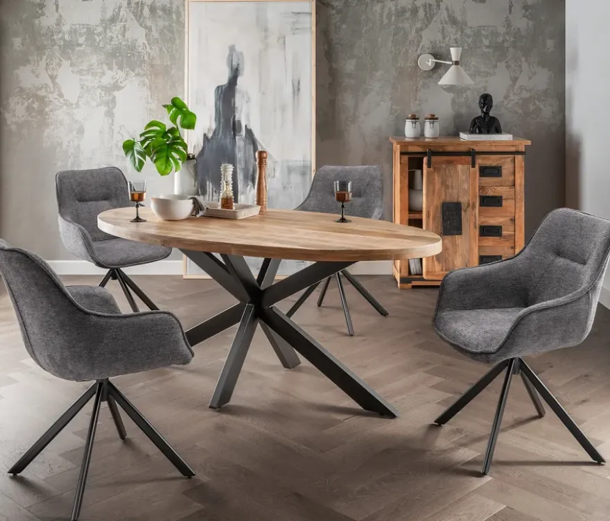 deVries Diningsessel »San Carlo«, dark grey