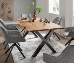 deVries Diningsessel »San Carlo«, mouse grey
