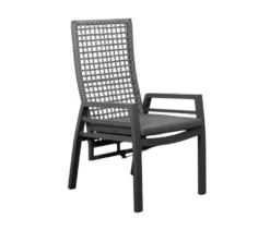 deVries Dining-Set, steingrau/rope