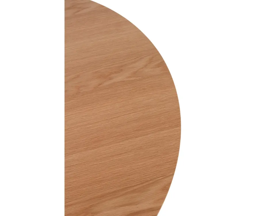 deVries Esstisch »Oria«, 120 cm, Eiche naturfaben und 4 Stühle »Matera«, rosé