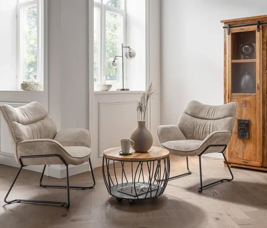 deVries Sessel »Aliano«, beige