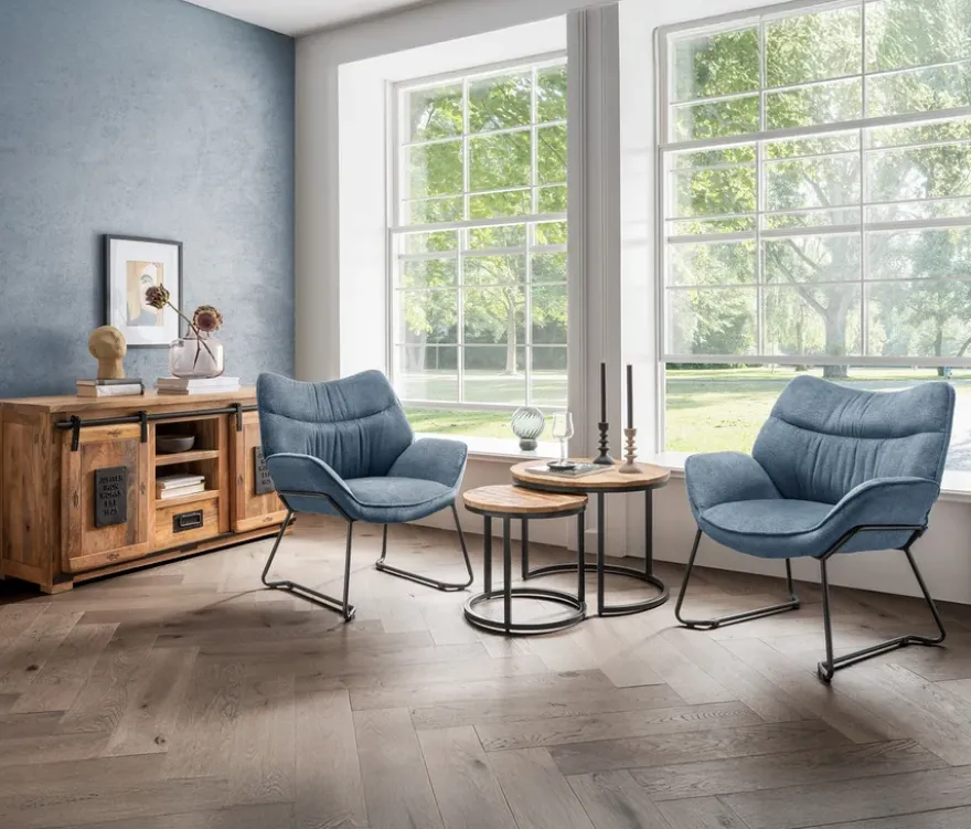 deVries Sessel »Aliano«, blau