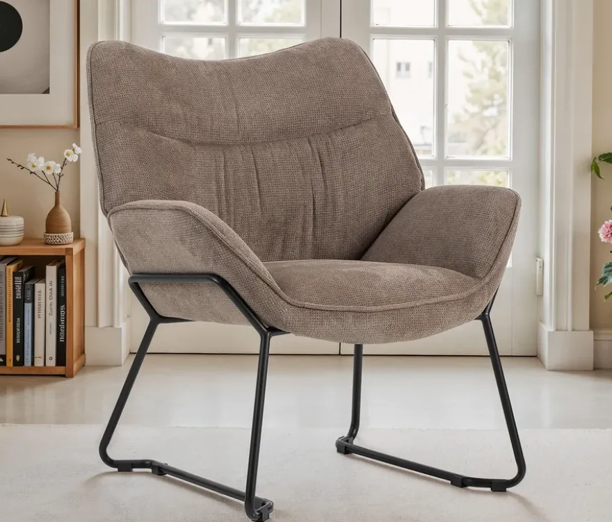 deVries Sessel »Aliano«, braun