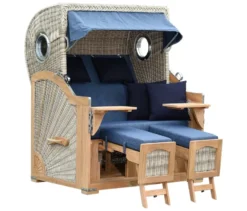deVries Strandkorb, Teak, XL