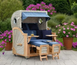 deVries Strandkorb, Teak, XL