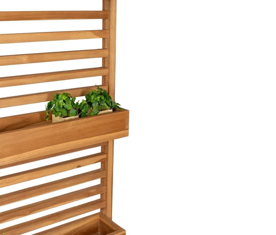 deVries Teak-Sichtschutz