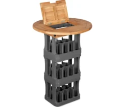 deVries Teak-Tischplatte für Getränkekisten