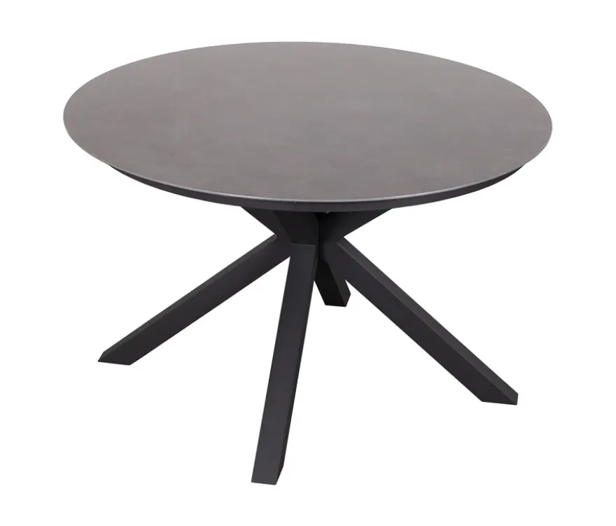 deVries Tisch, Ø ca. 120 cm, steingrau