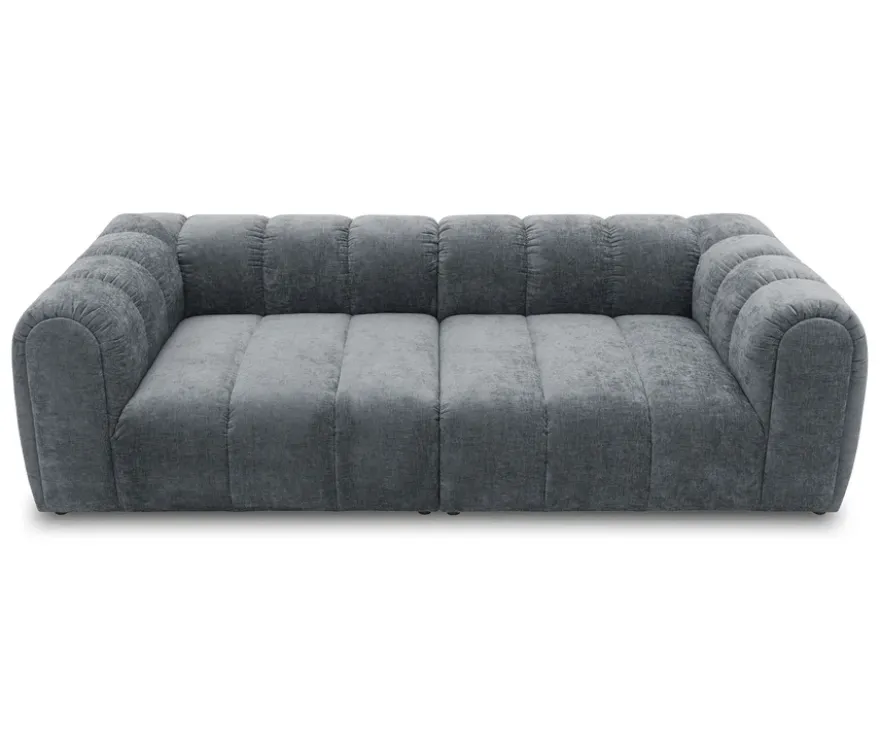 DOMO Bigsofa »Aalborg«, Sitzraster breit, grau