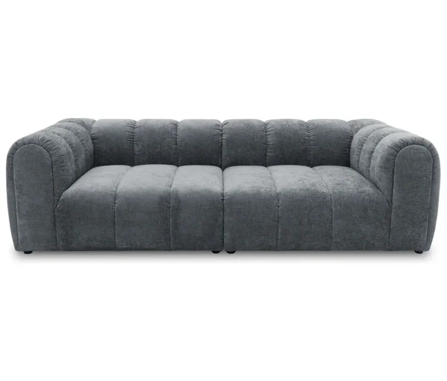 DOMO Bigsofa »Aalborg«, Sitzraster breit, grau