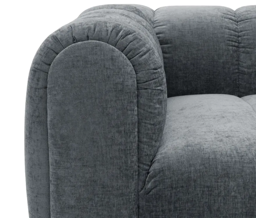 DOMO Bigsofa »Aalborg«, Sitzraster breit, grau