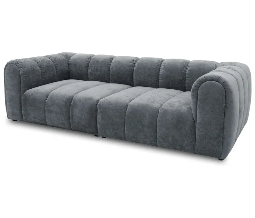 DOMO Bigsofa »Aalborg«, Sitzraster breit, grau