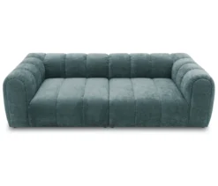 DOMO Bigsofa »Aalborg«, Sitzraster schmal, ocean/petrol