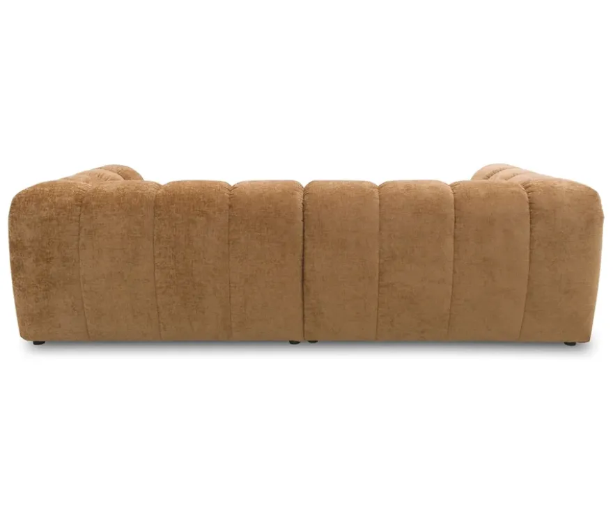DOMO Bigsofa »Aalborg«, Sitzraster breit, hellbraun