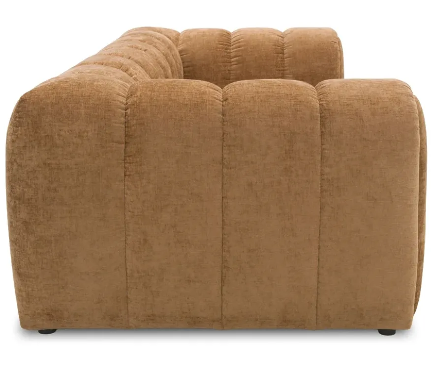 DOMO Bigsofa »Aalborg«, Sitzraster breit, hellbraun