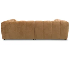 DOMO Bigsofa »Aalborg«, Sitzraster schmal, hellbraun