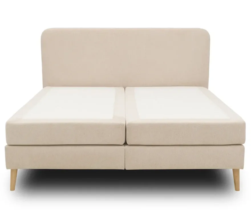 Domo Boxspringbett mit festem Kopfteil inkl. Topper
