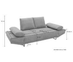 DOMO Daybed »Molde«, grau