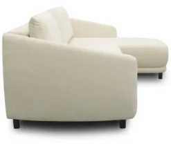 DOMO Eck-Schlafsofa »Visby«, Longchair rechts, creme