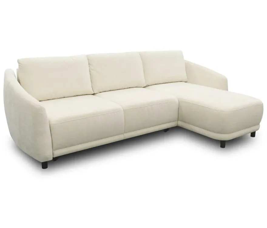 DOMO Eck-Schlafsofa »Visby«, Longchair rechts, creme