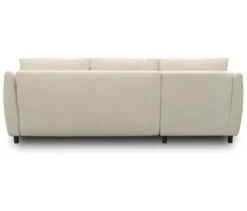 DOMO Eck-Schlafsofa »Visby«, Longchair links, creme