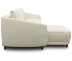 DOMO Eck-Schlafsofa »Visby«, Longchair links, creme