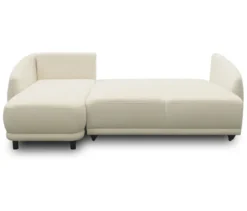 DOMO Eck-Schlafsofa »Visby«, Longchair links, creme