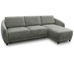 DOMO Eck-Schlafsofa »Visby«, Longchair rechts, grau