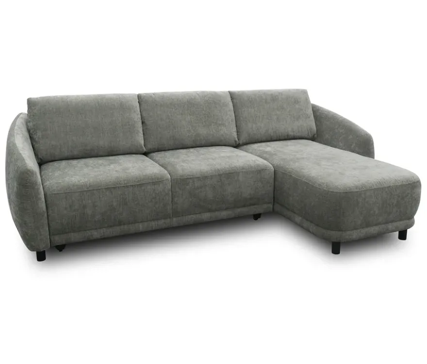 DOMO Eck-Schlafsofa »Visby«, Longchair rechts, grau
