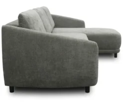 DOMO Eck-Schlafsofa »Visby«, Longchair rechts, grau