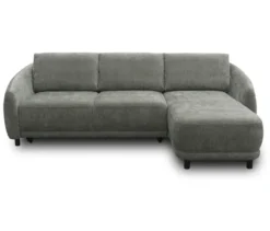 DOMO Eck-Schlafsofa »Visby«, Longchair rechts, grau