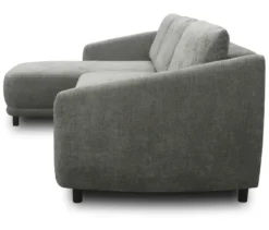 DOMO Eck-Schlafsofa »Visby«, Longchair links, grau