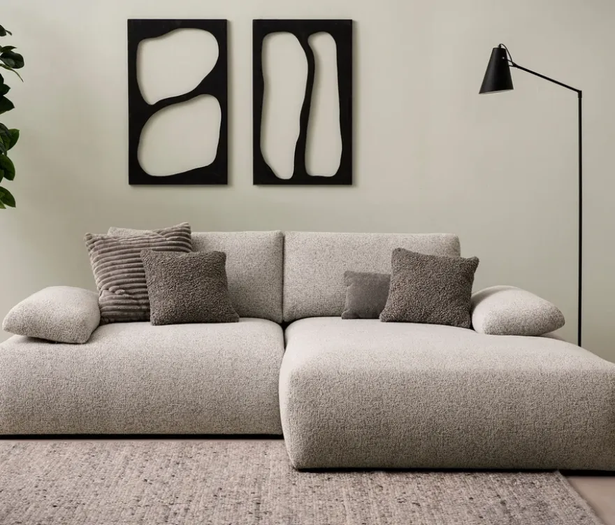 DOMO Ecksofa »Bela«, Longchair rechts