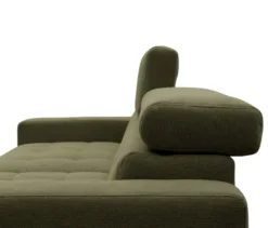 DOMO Ecksofa mit Longchair »Helsingborg«, grün, rechts
