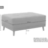 DOMO Hocker »Helsingborg«, blau