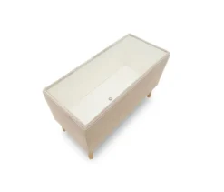 DOMO Hocker »Kopenhagen« mit Staufach, creme