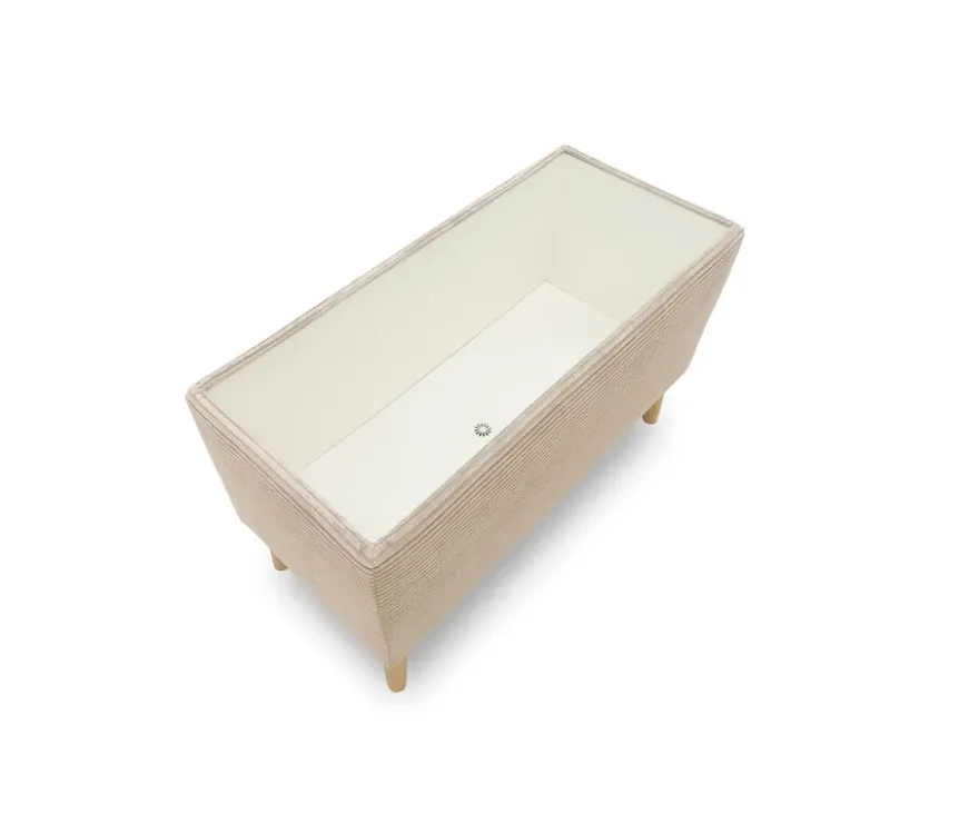 DOMO Hocker »Kopenhagen« mit Staufach, creme