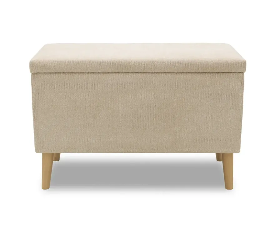 DOMO Hocker »Kopenhagen« mit Staufach, beige