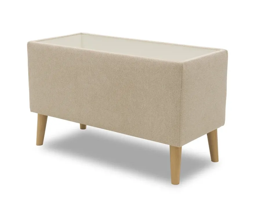 DOMO Hocker »Kopenhagen« mit Staufach, beige