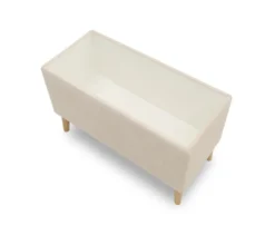 DOMO Hocker »Kopenhagen« mit Staufach, beige