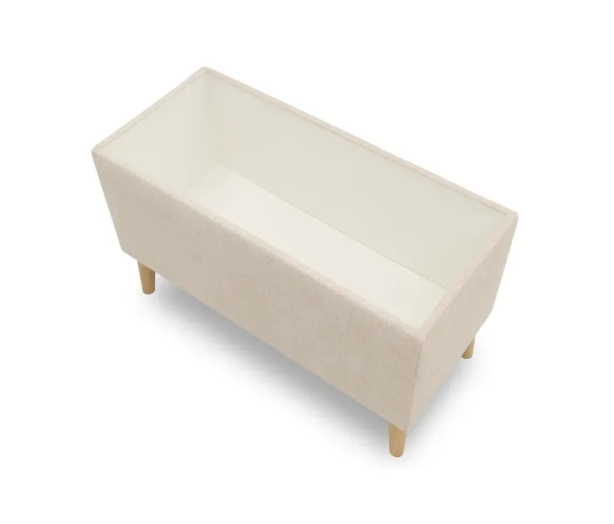 DOMO Hocker »Kopenhagen« mit Staufach, beige