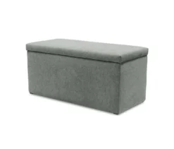 DOMO Hocker »Kopenhagen« mit Staufach, grau