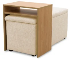 DOMO Hocker mit Tisch »Kopenhagen«, beige